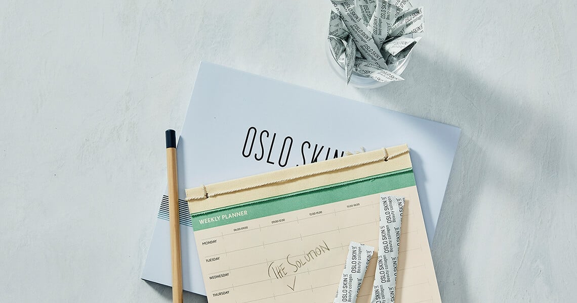 Envase The Solution y planificador semanal