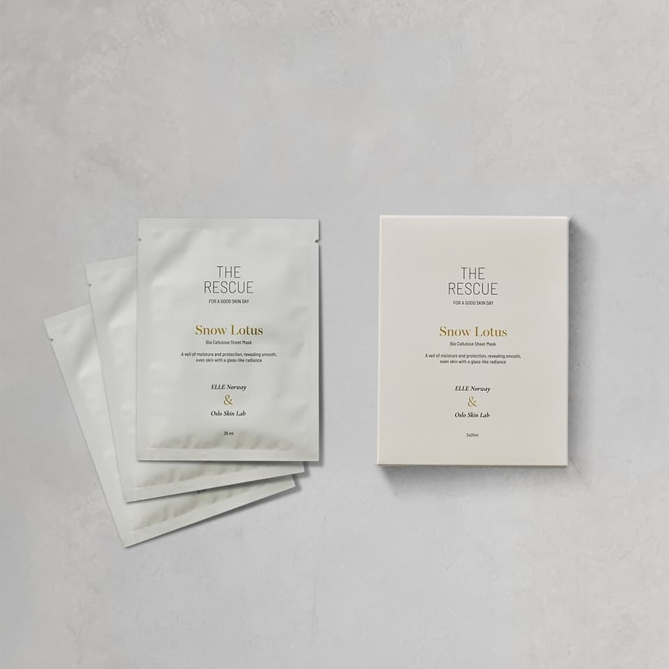Pack de 3 mascarillas Snow Lotus