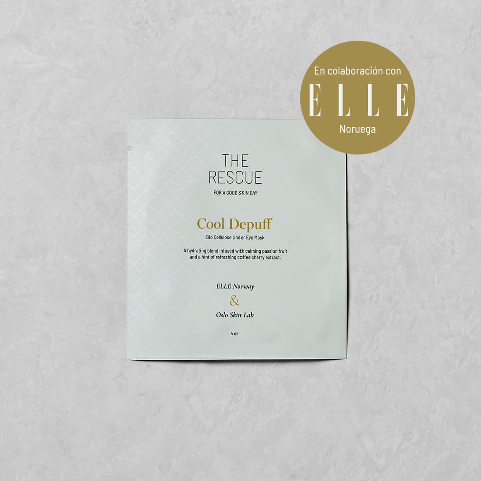 Cool Depuff con distintivo "Desarrollado en colaboración con ELLE"